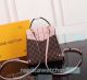 knockoff L---V Clapton Gold Lock Soft Pink&Brown Genuine Leather Shoulders Bag (3)_th.jpg